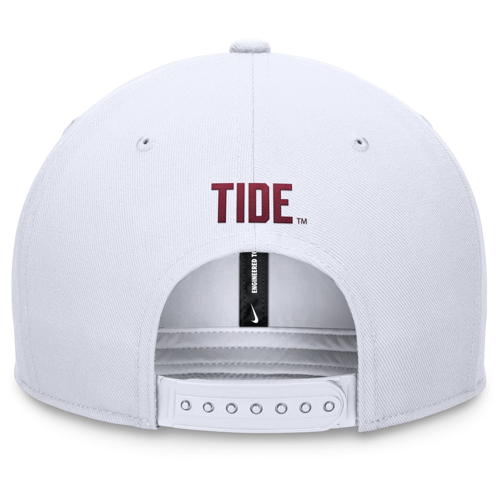 Alabama Crimson Tide Nike Primetime Pro Snapback Hat - White